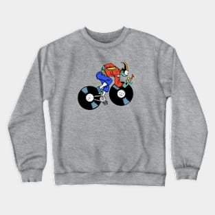 bike records Crewneck Sweatshirt